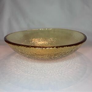 Authentic Fire & Light Recycled Glass Large Serving Bowl Dish Citrus 11.25 in
